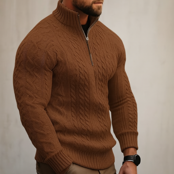 SlimFit Zip Sweater