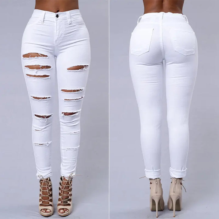 Distressed Slim Fit Jeans EvolvMode