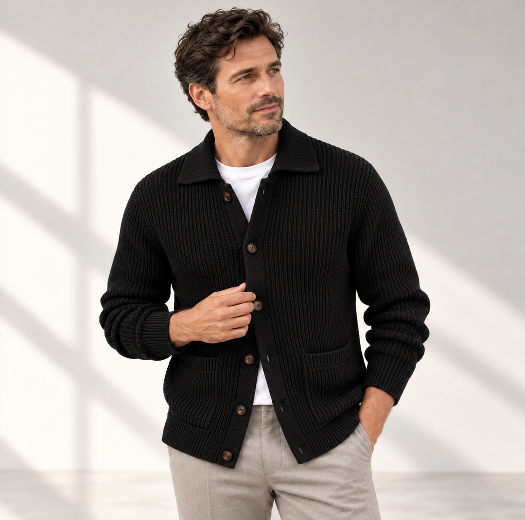 Marvian Luxe Knit Cardigan