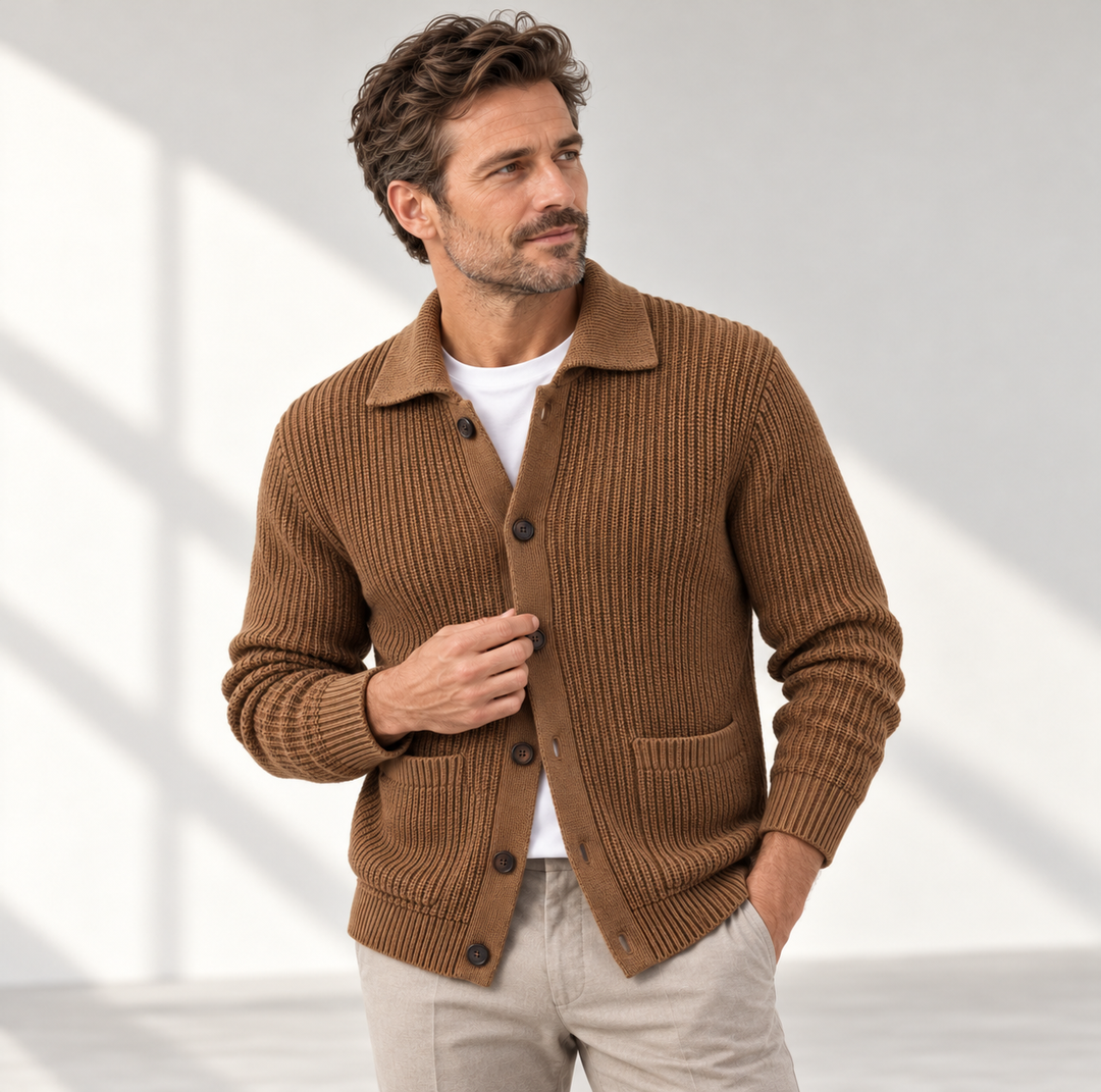 Marvian Luxe Knit Cardigan