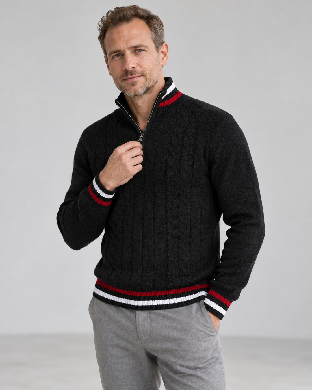 Valmoro Zip Sweater