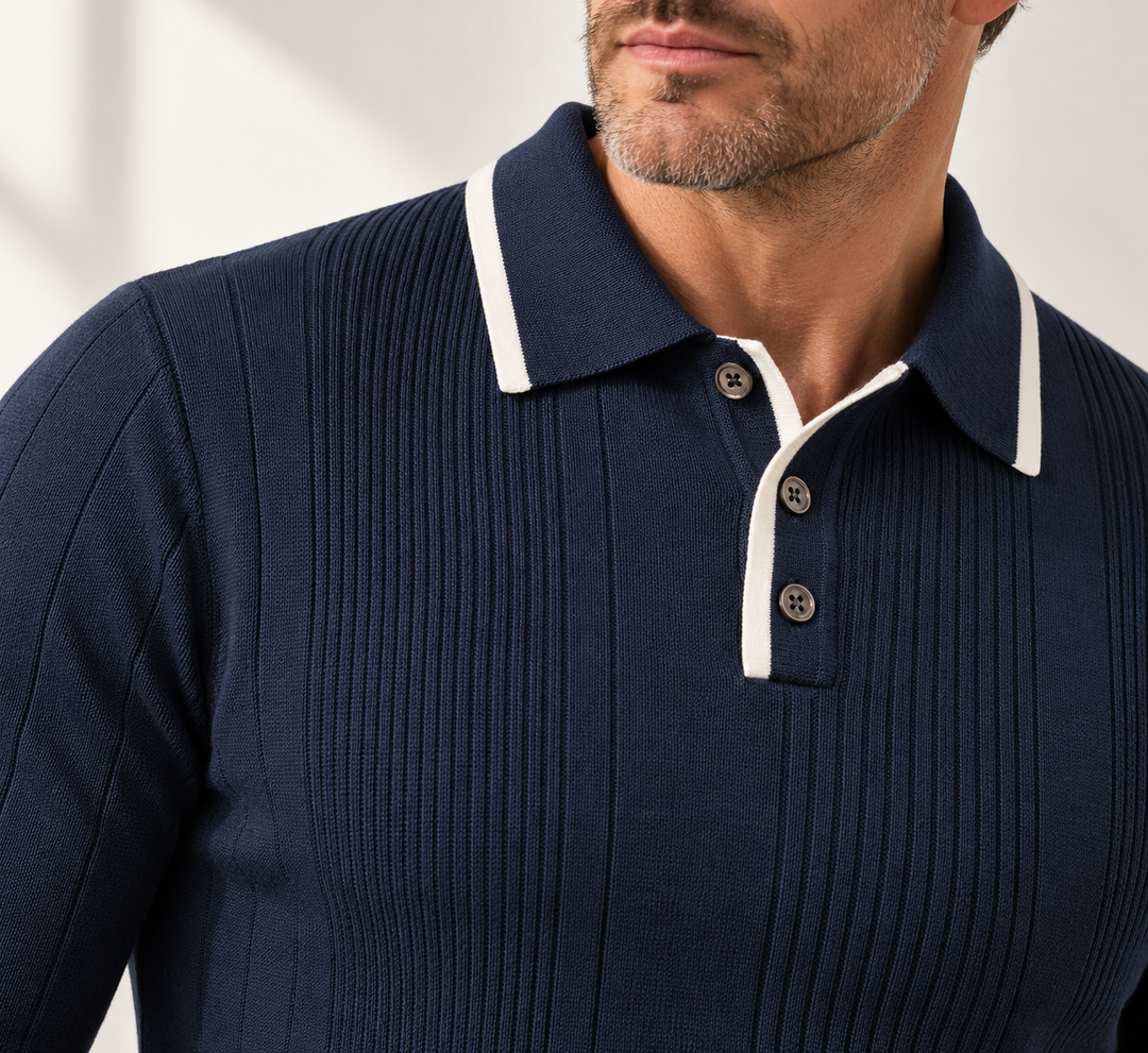 Averano Knit Polo Sweater