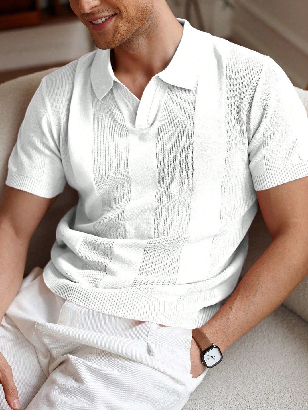 Lareon Knit Polo Shirt