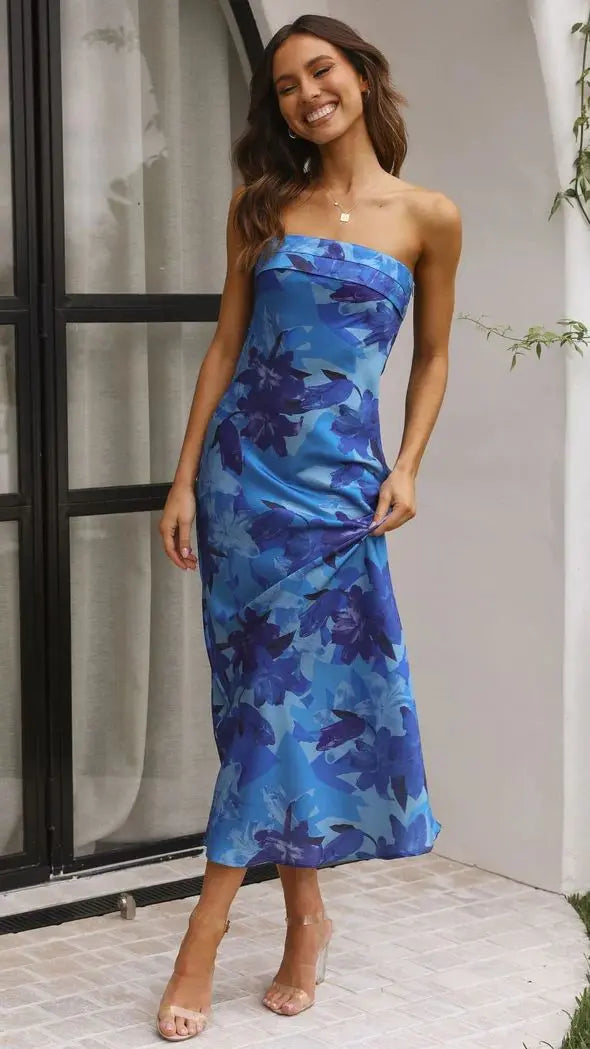 Strapless Elegant Long Dress EvolvMode