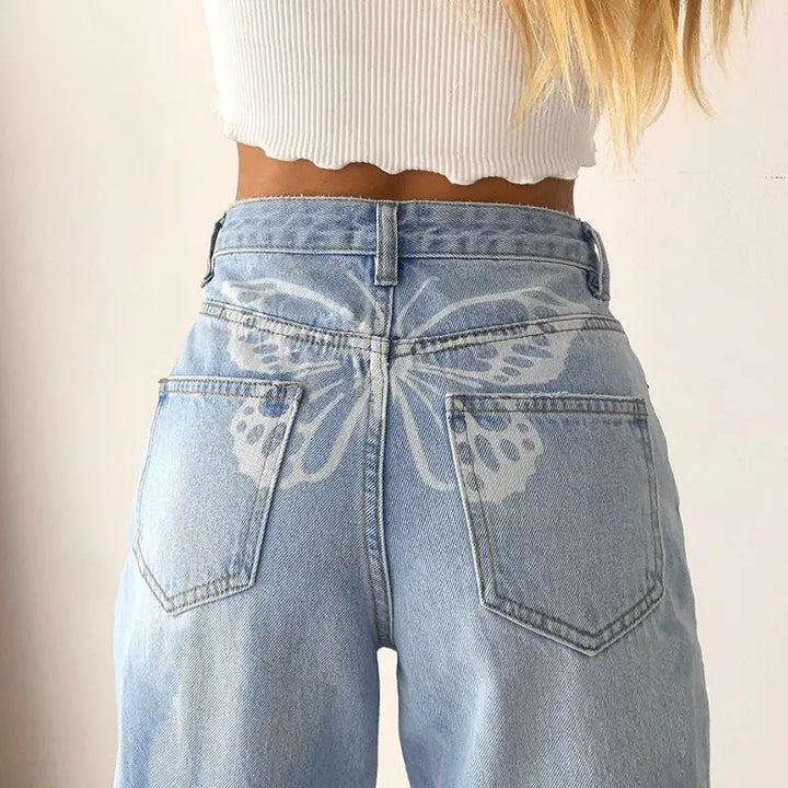 Retro High Waist Jeans EvolvMode