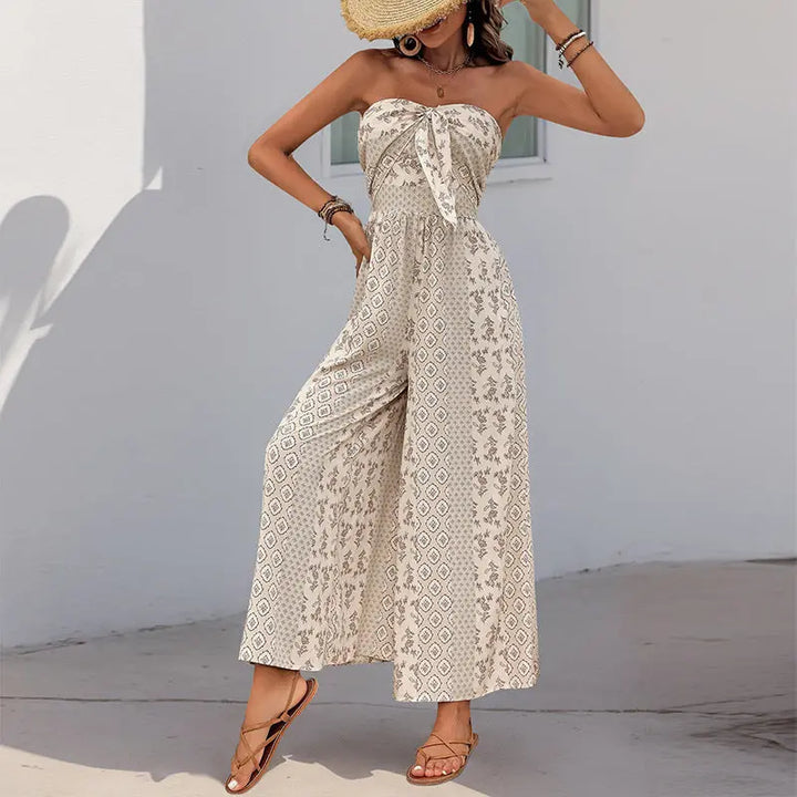 One-Peice Off-shoulder jumpsuit EvolvMode