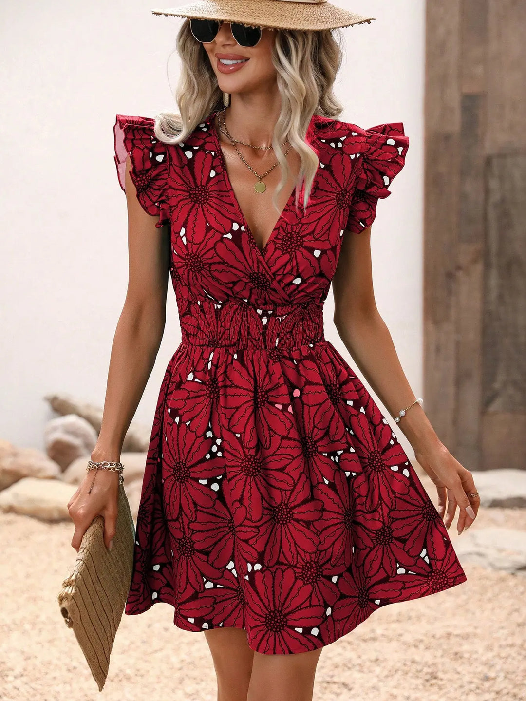 V-neck Sleeveless Elegant dress EvolvMode