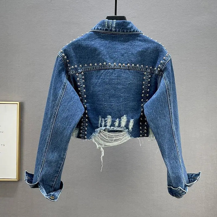 Classic Long Sleeve Denim Coat EvolvMode