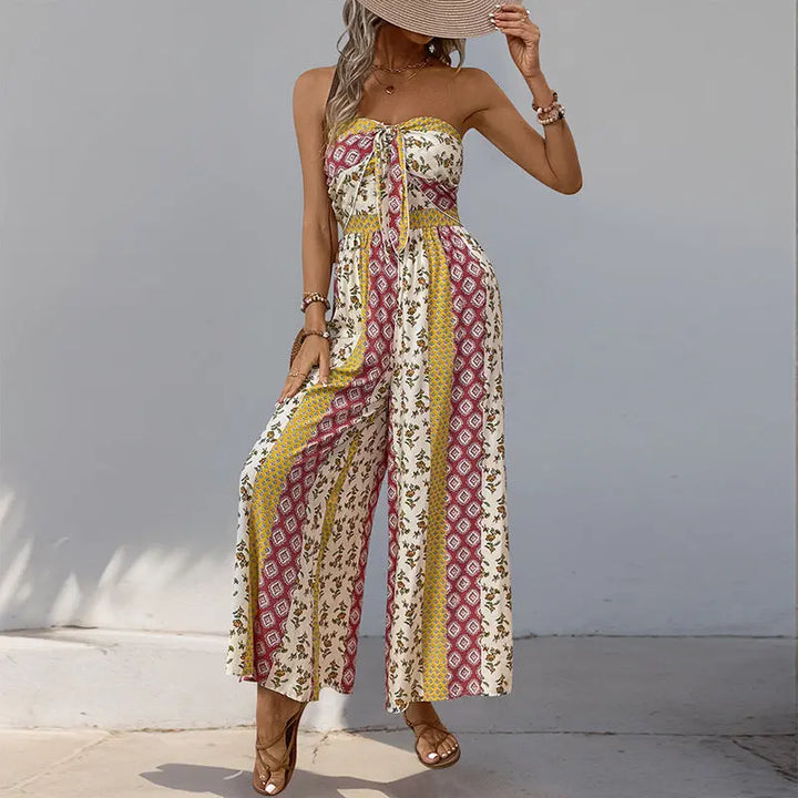 One-Peice Off-shoulder jumpsuit EvolvMode