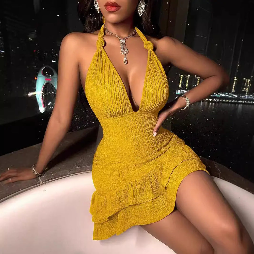 Elegant Sleeveless Mini Dress EvolvMode