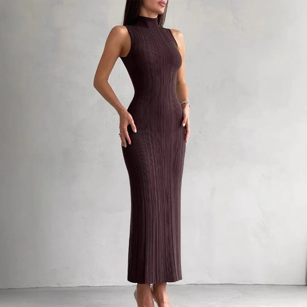 Elantra Ribbed Maxi Dress EvolvMode