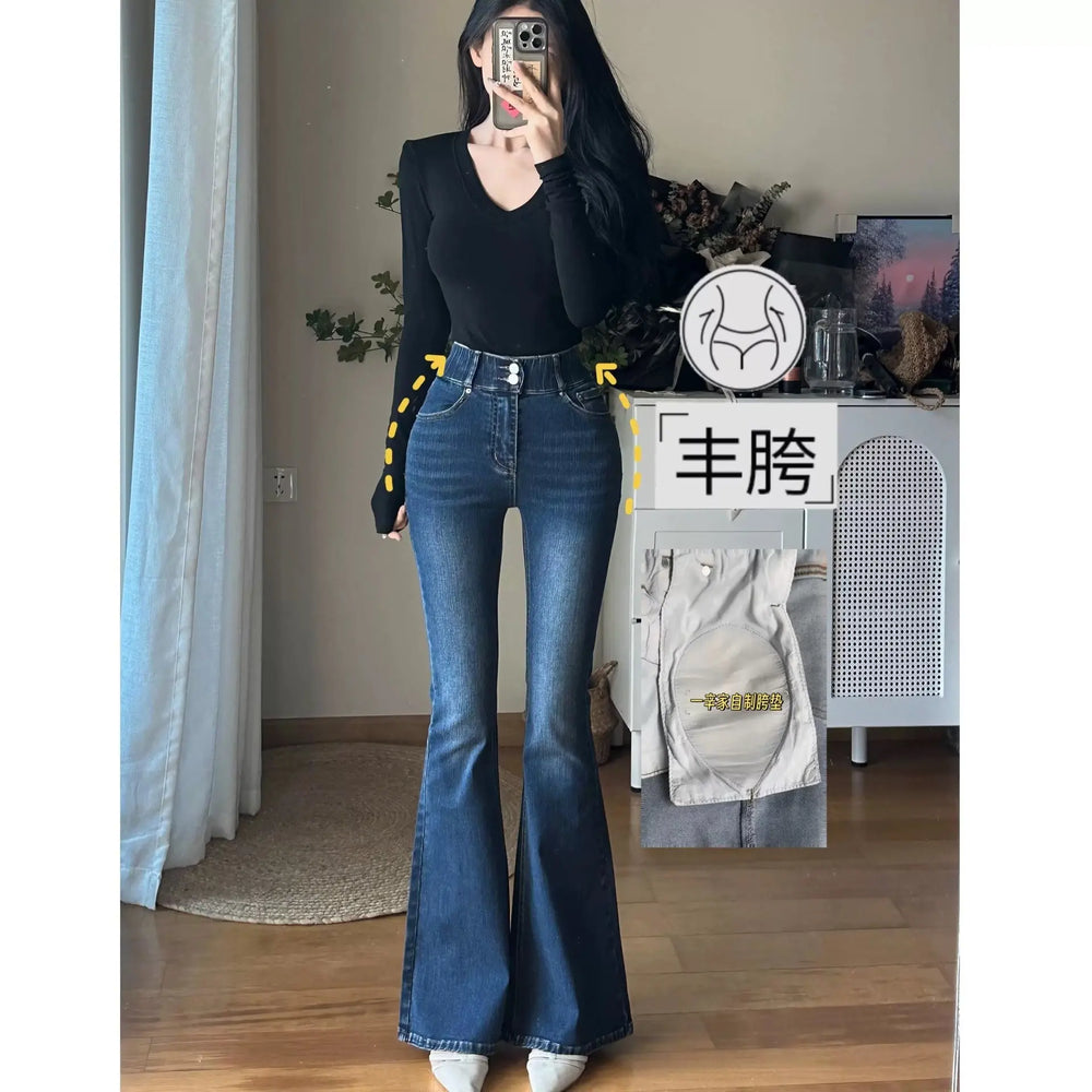 Slim fit wide-leg jeans EvolvMode