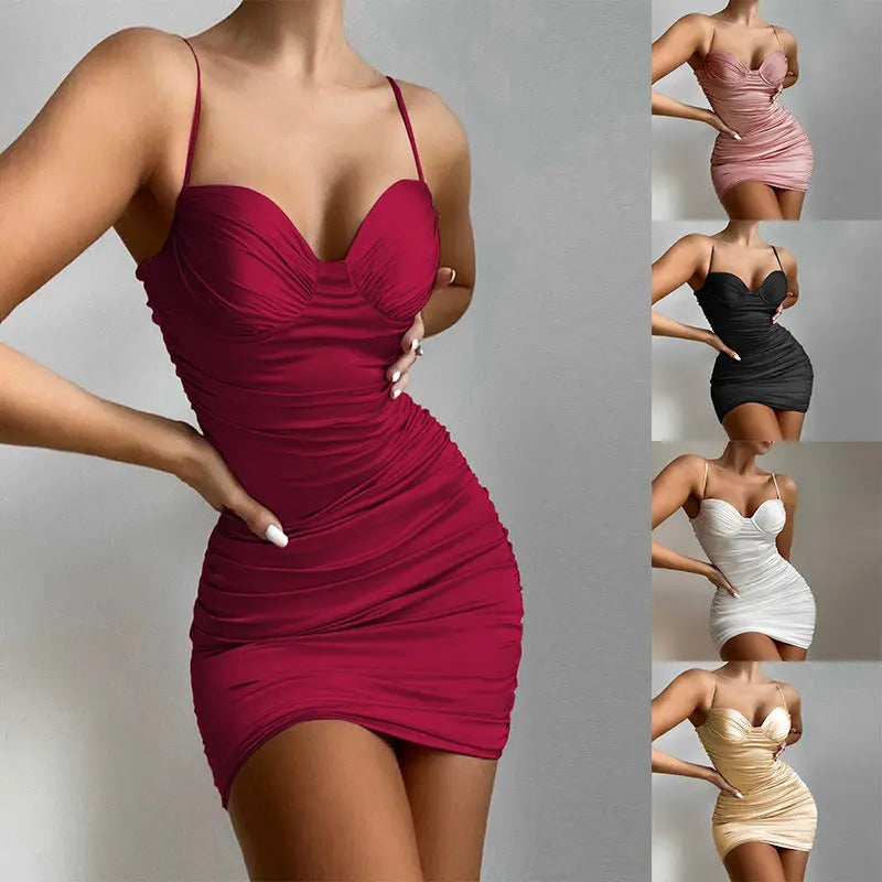 Stylish Slim Fit Mini Dress EvolvMode
