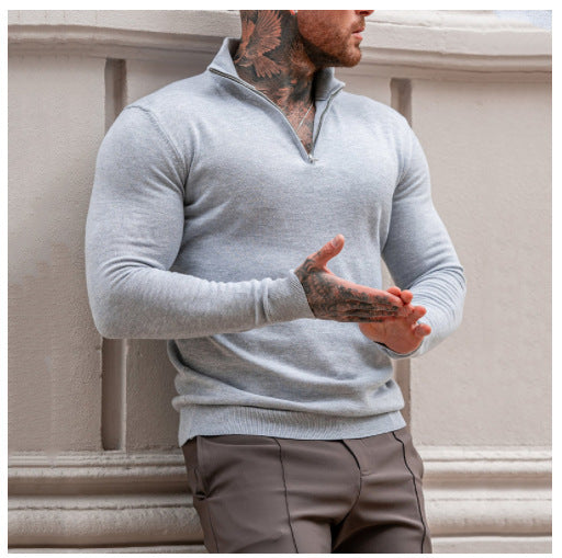 Ravion Half-Zip Knit Sweater