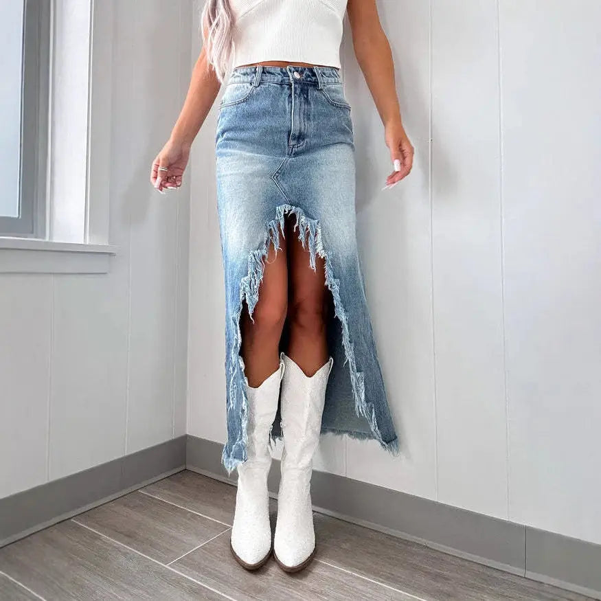 StreetRise Denim Skirt EvolvMode