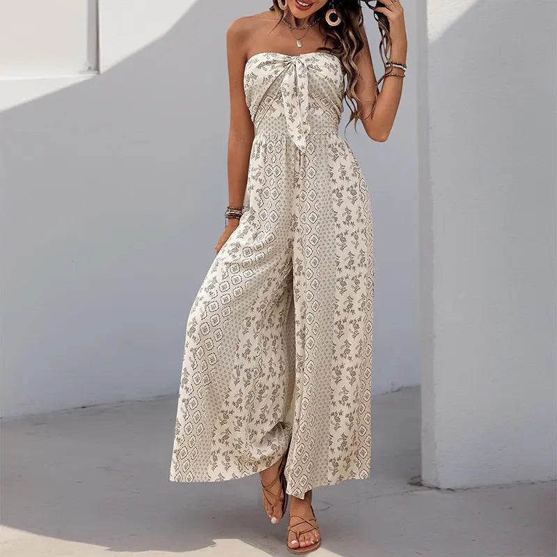 One-Peice Off-shoulder jumpsuit EvolvMode