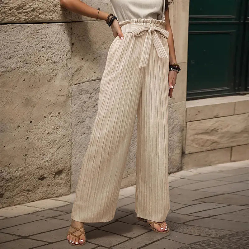 Flowing Summer Wide-Leg Trousers EvolvMode