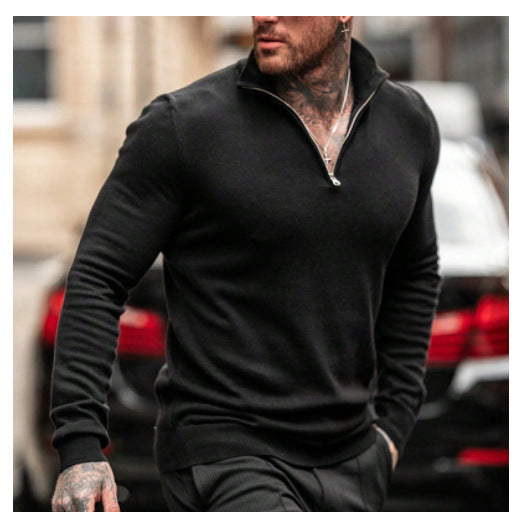 Ravion Half-Zip Knit Sweater
