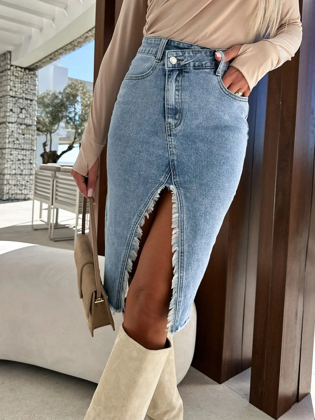 UrbanLine Denim Skirt EvolvMode