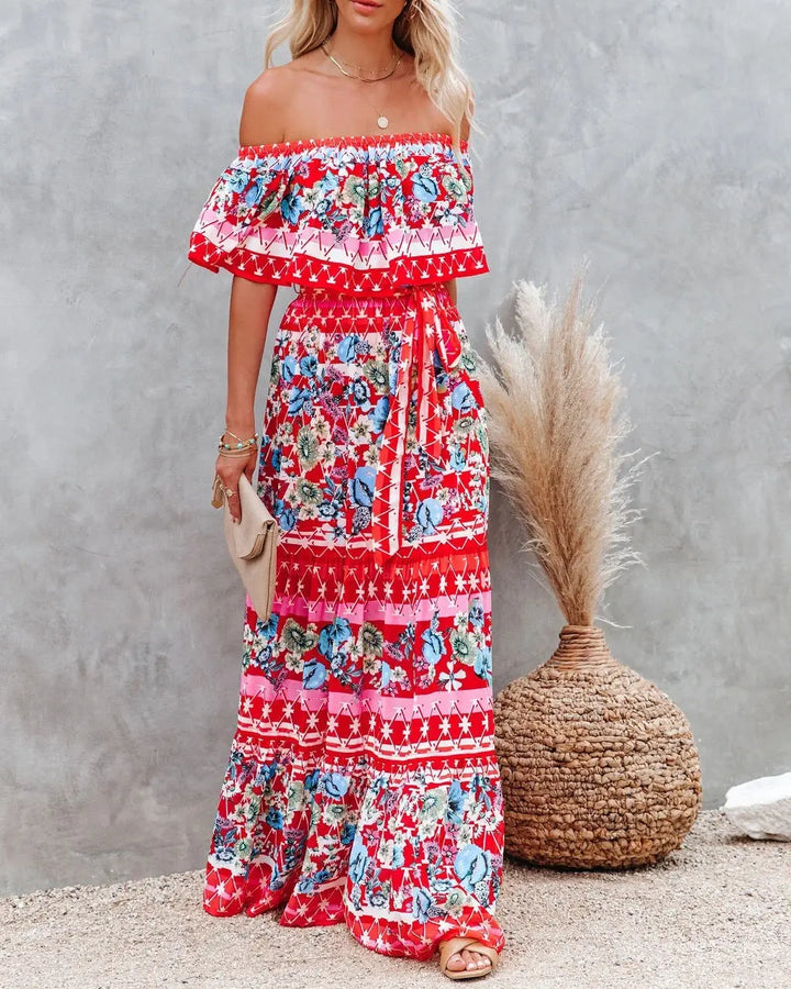 Sleeveless Summer Long Dress EvolvMode