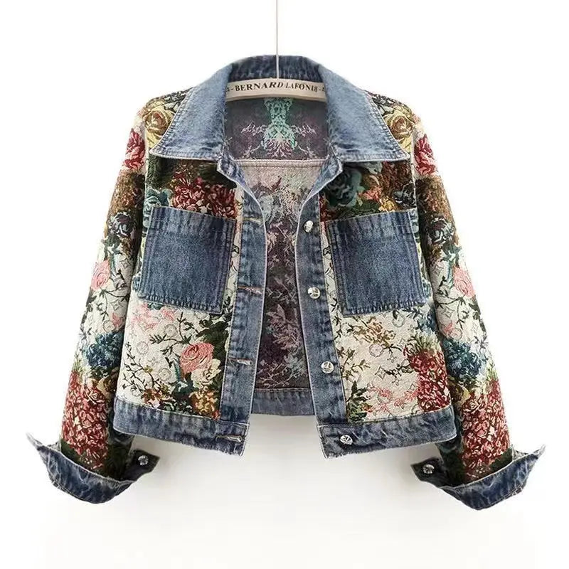 Embroidered Denim Jacket EvolvMode