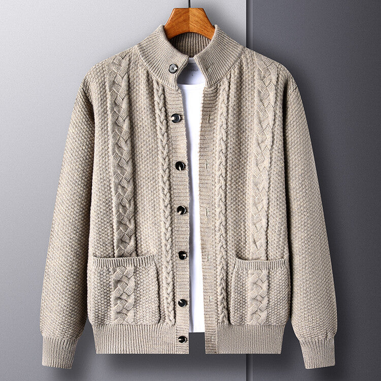 Marven Textured Knit Cardigan