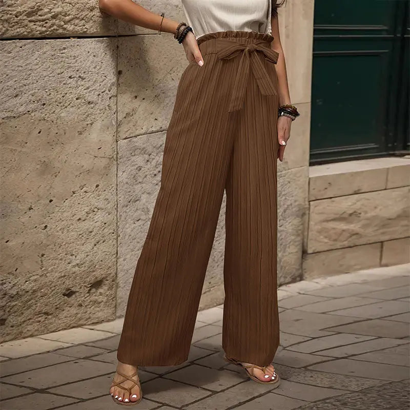 Flowing Summer Wide-Leg Trousers EvolvMode