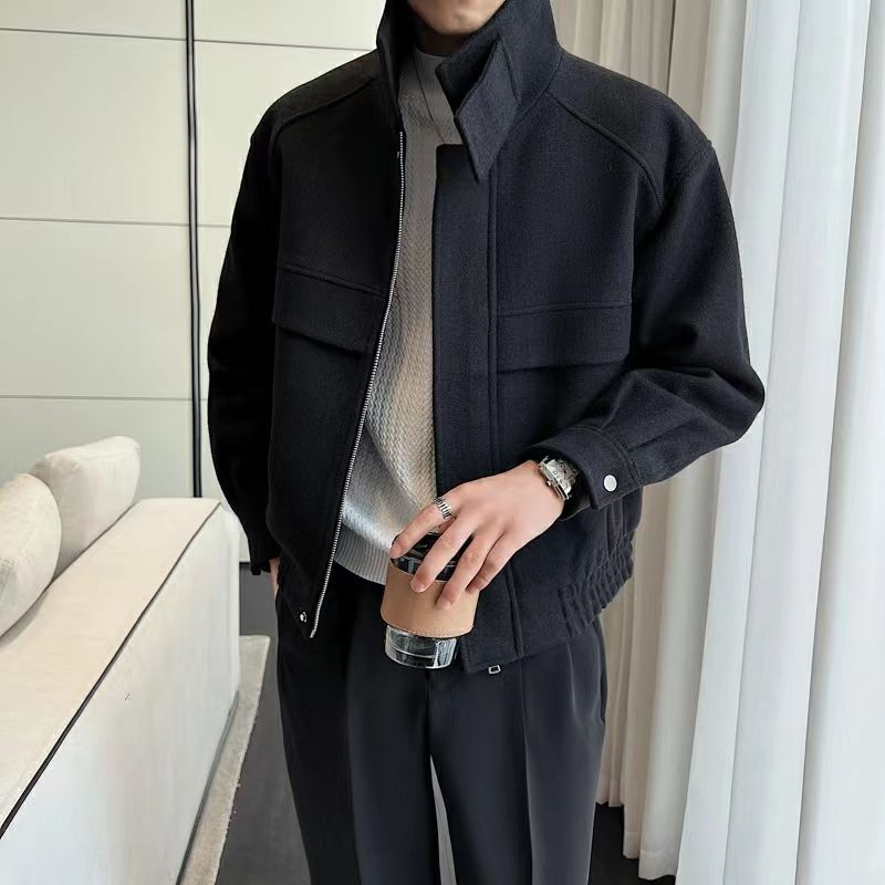 Minimalist Structured Jacket for Men