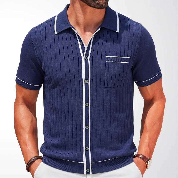 Santoro Button Knit Shirt