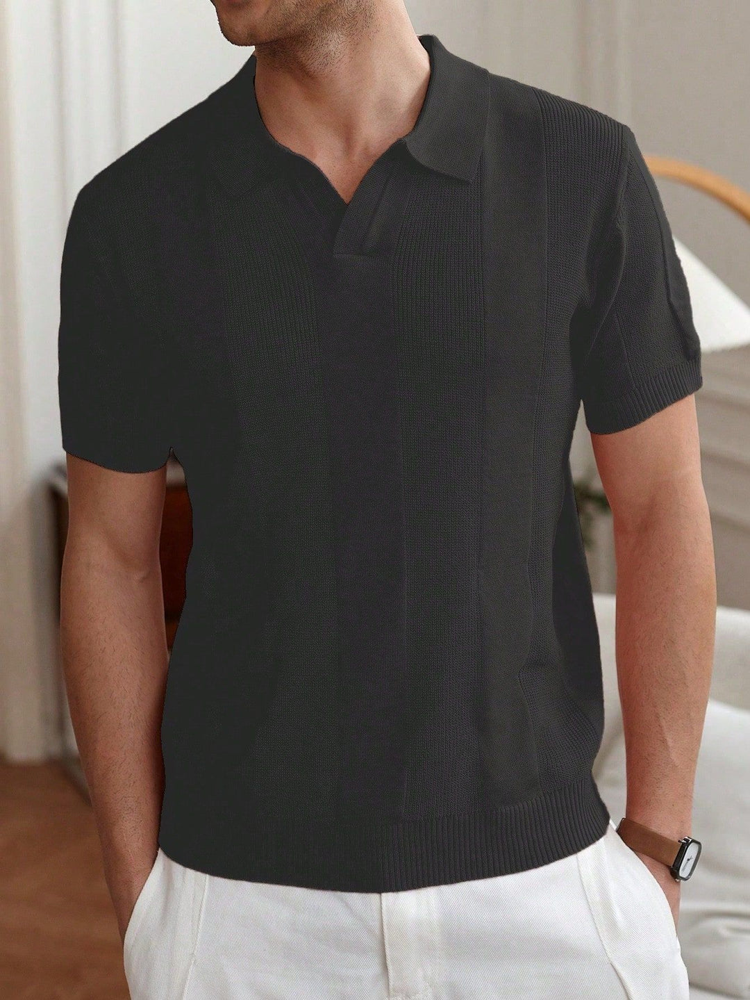 Lareon Knit Polo Shirt