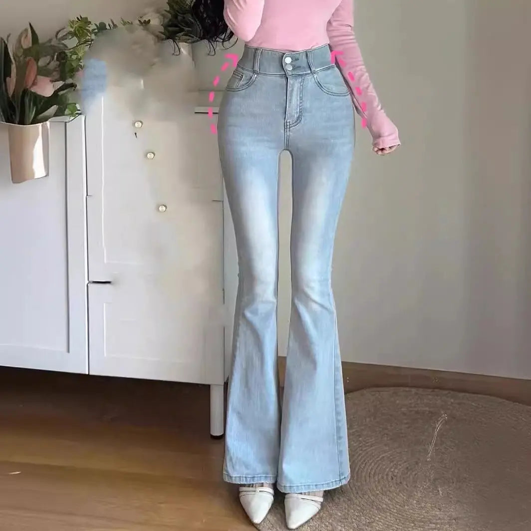 Slim fit wide-leg jeans EvolvMode