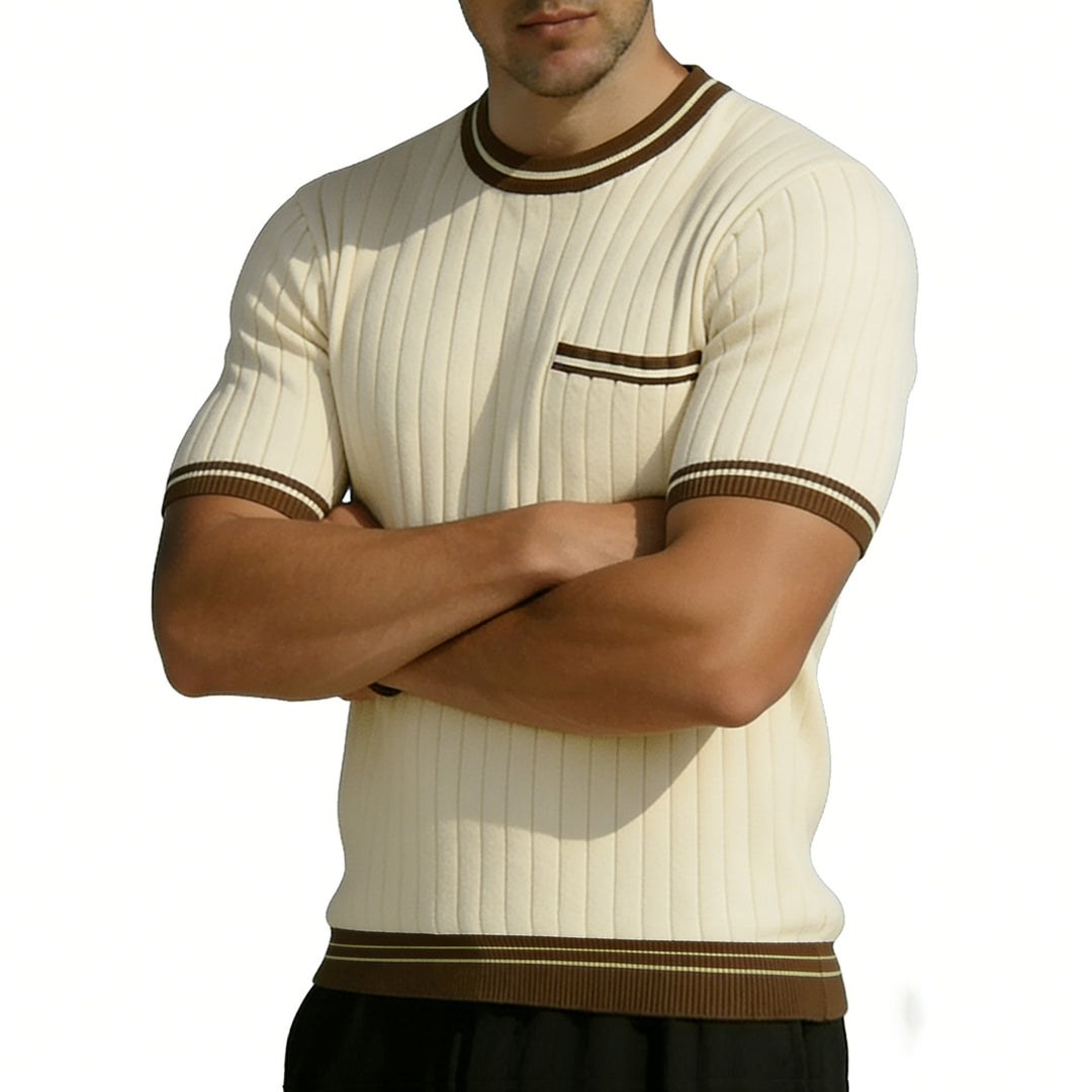 Ravero Ribbed Knit Tee