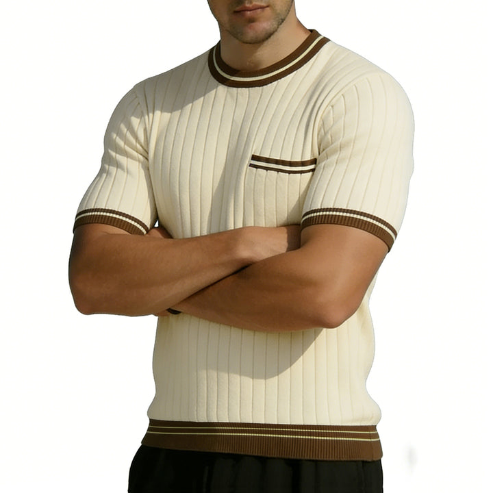 Ravero Ribbed Knit Tee