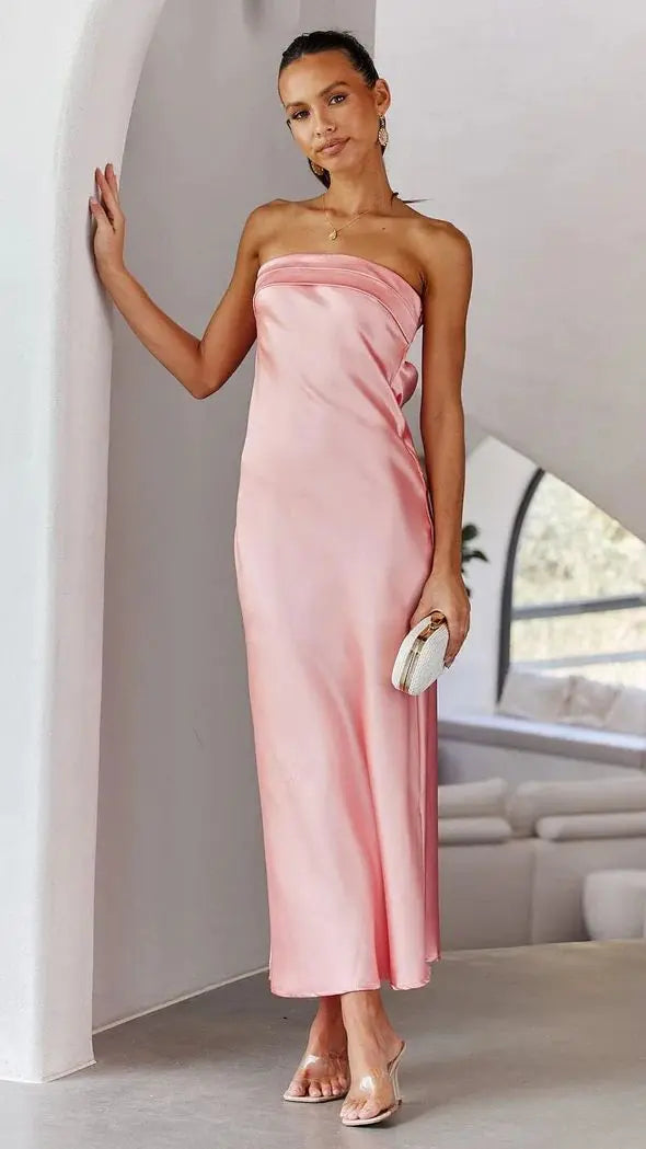Strapless Elegant Long Dress EvolvMode