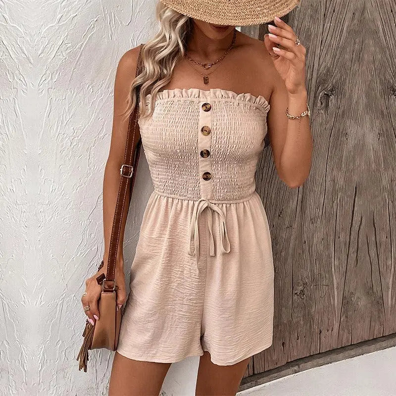 BreezyCharm Strapless Jumpsuit EvolvMode