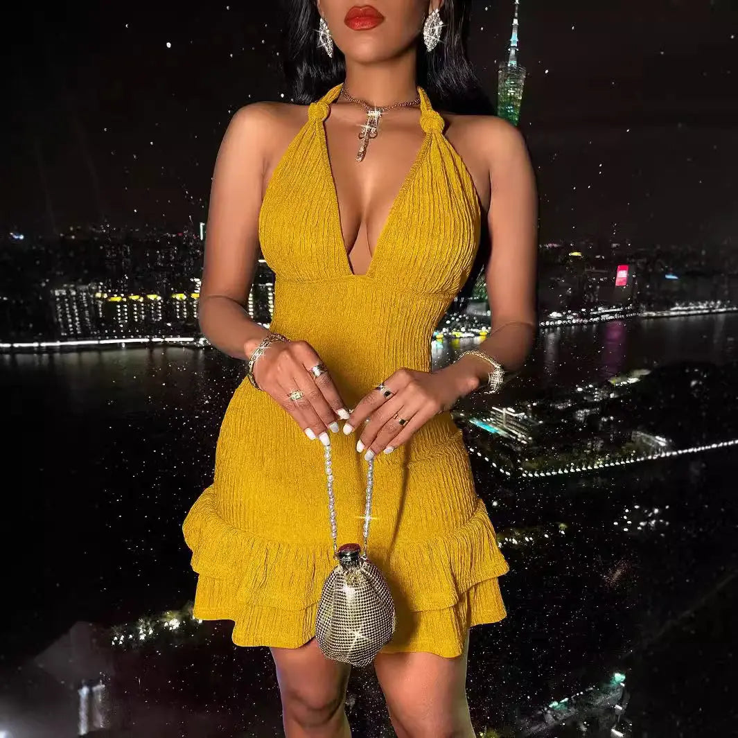 Elegant Sleeveless Mini Dress EvolvMode