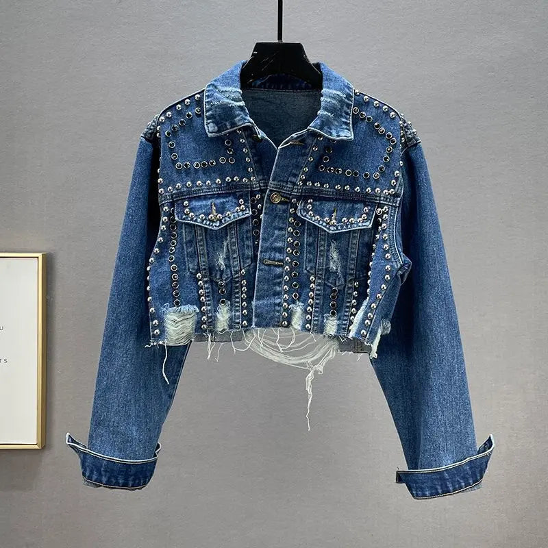 Classic Long Sleeve Denim Coat EvolvMode