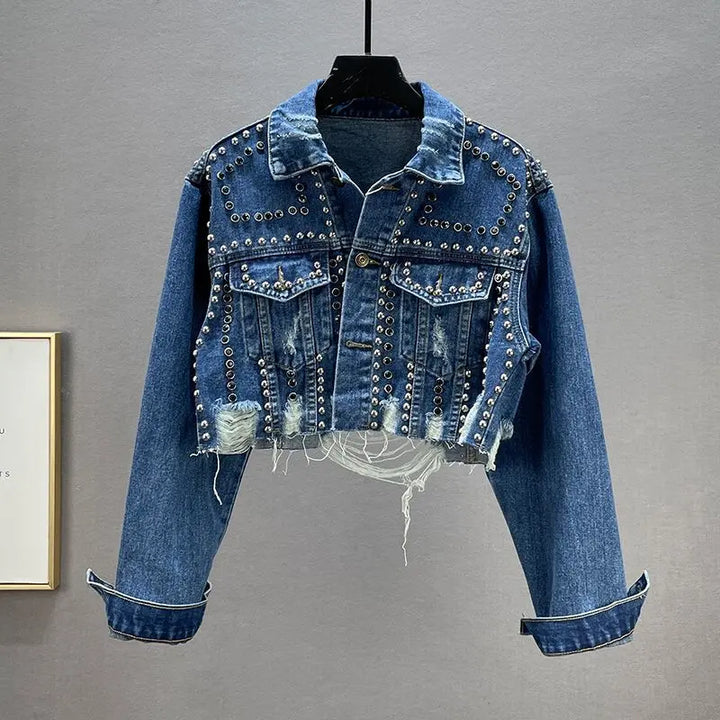 Classic Long Sleeve Denim Coat EvolvMode