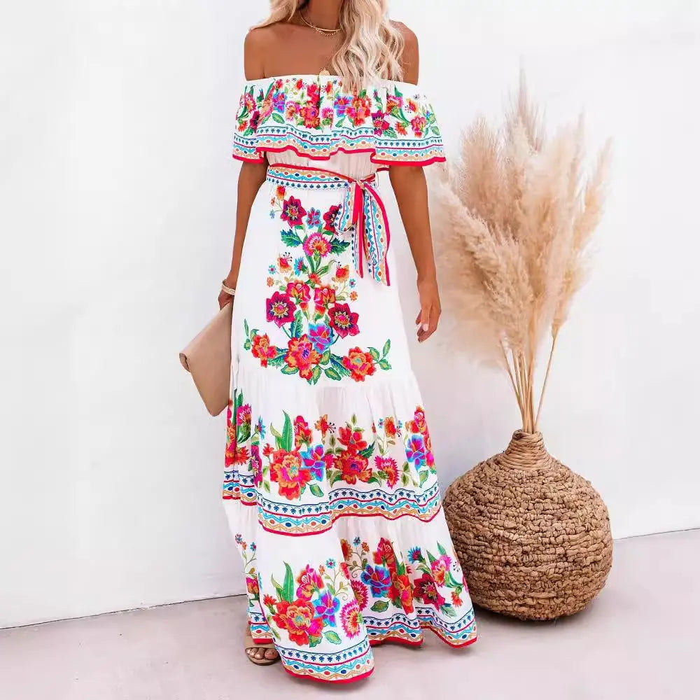 Sleeveless Summer Long Dress EvolvMode