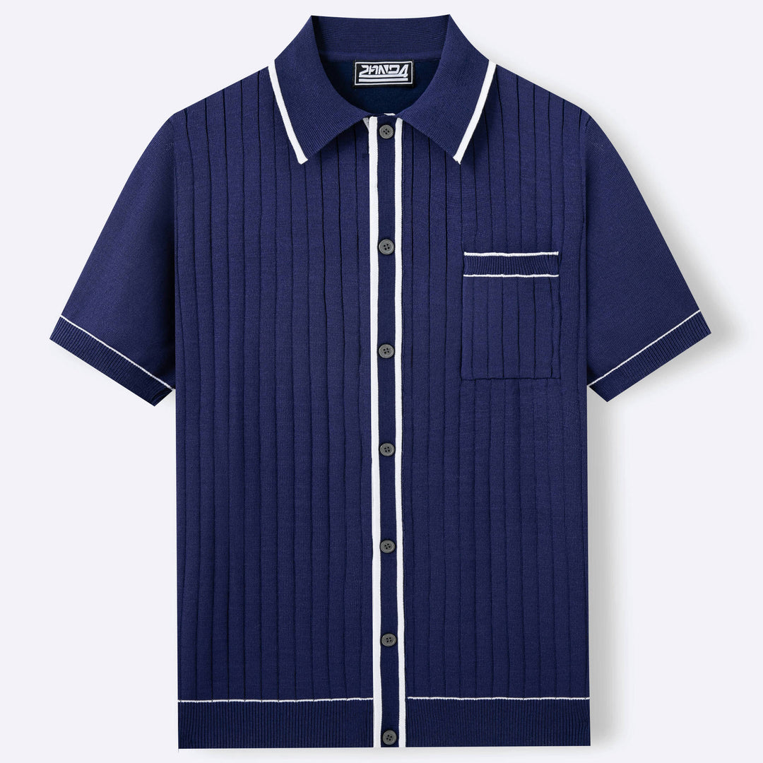 Santoro Button Knit Shirt