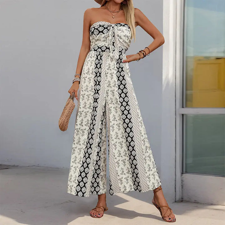 One-Peice Off-shoulder jumpsuit EvolvMode