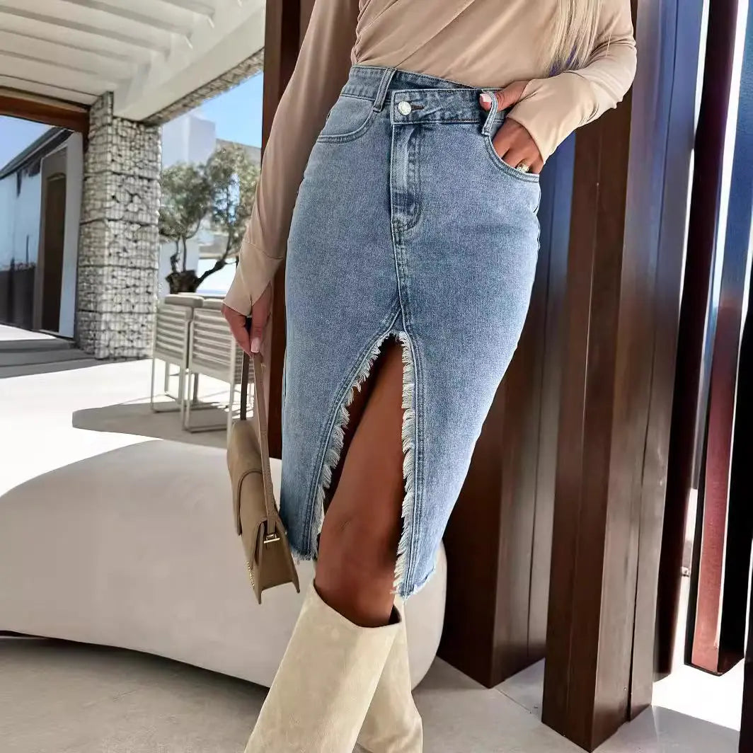 UrbanLine Denim Skirt EvolvMode