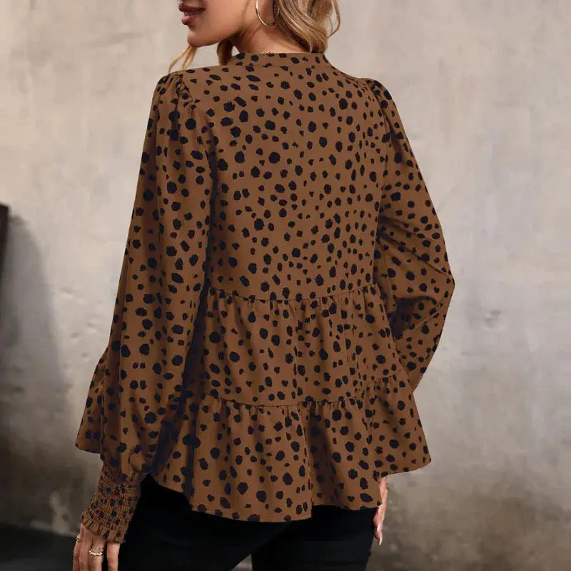 Elegance V-neck Blouse EvolvMode