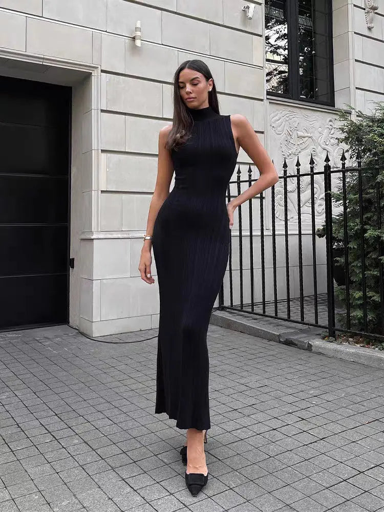 Elantra Ribbed Maxi Dress EvolvMode