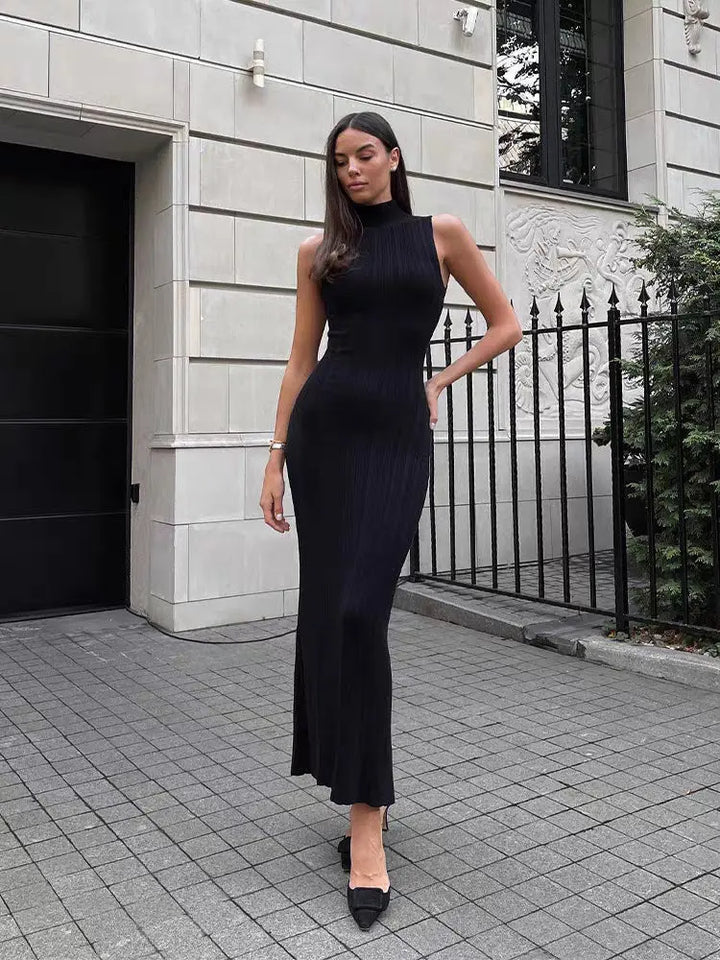 Elantra Ribbed Maxi Dress EvolvMode
