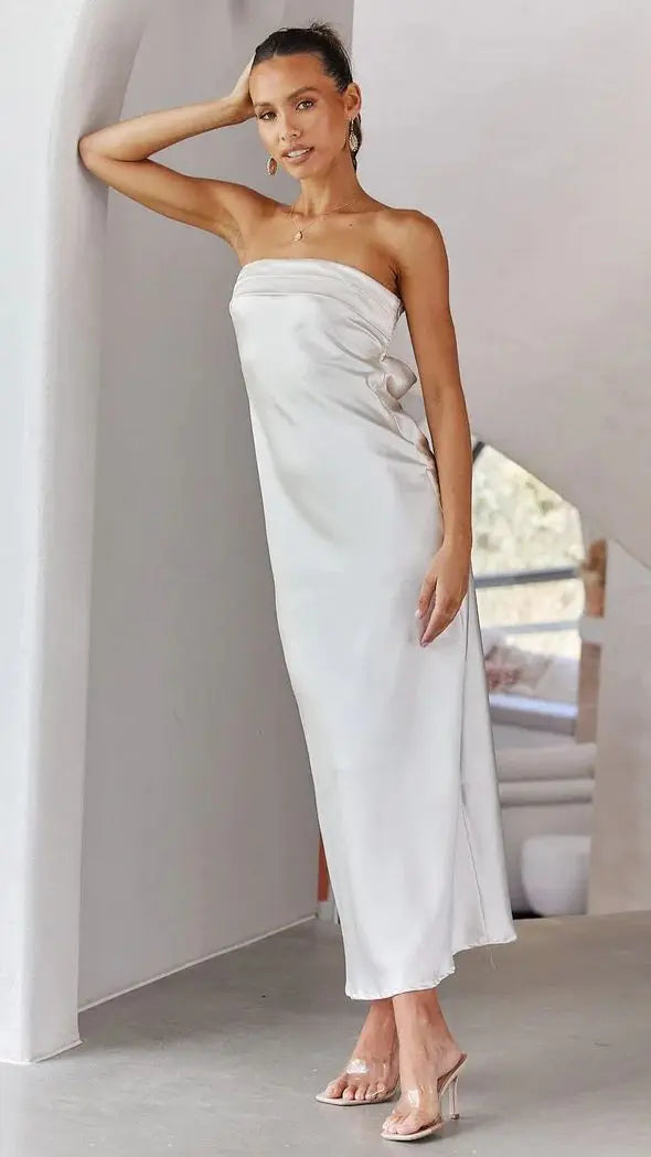 Strapless Elegant Long Dress EvolvMode