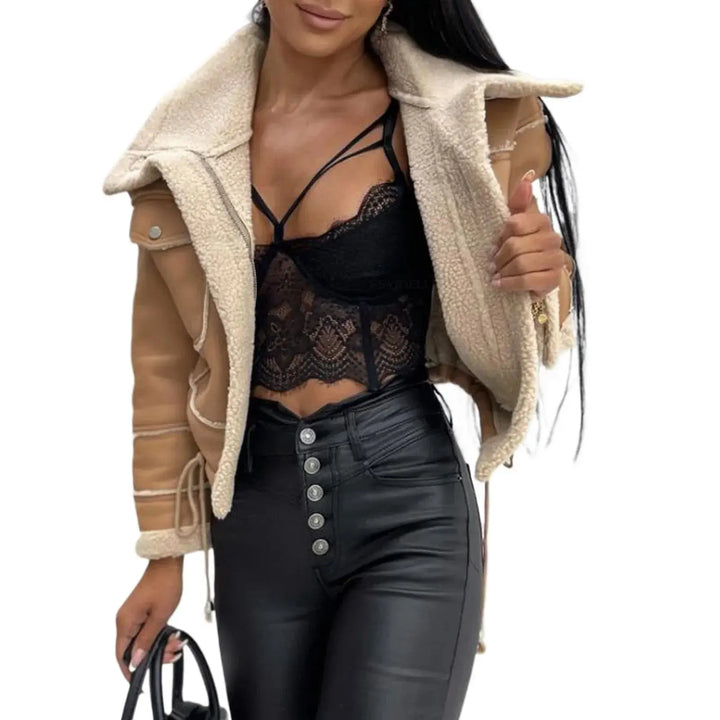 SleekLuxe Faux Leather Coat EvolvMode