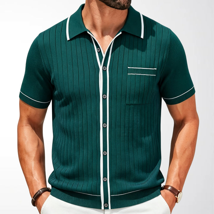 Santoro Button Knit Shirt