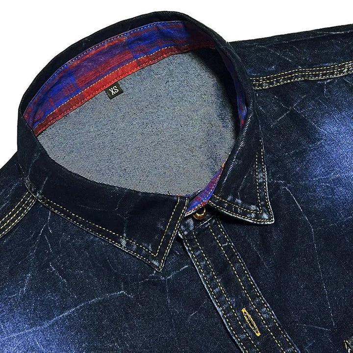 Vintage Wash Denim Shirt EvolvMode