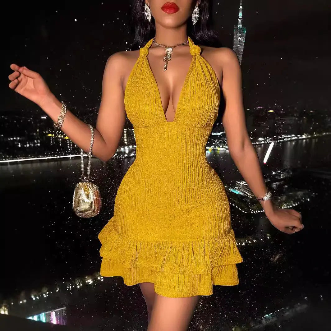 Elegant Sleeveless Mini Dress EvolvMode